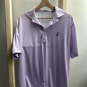 Turtleson Men’s Golf Polo | Purple | Medium